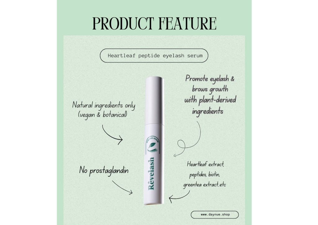 Rêvelash Heartleaf Peptide Complex+ Lash Brow Serum